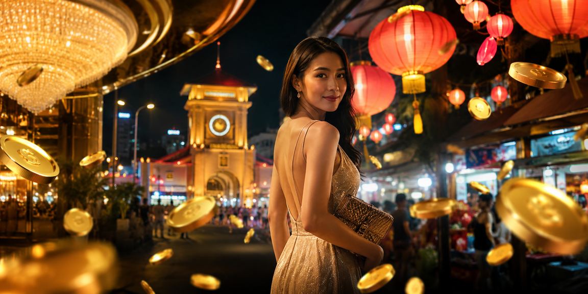 Không khí sôi động tại khu chợ đêm TP.HCM phản ánh trải nghiệm casino trực tuyến về đêm